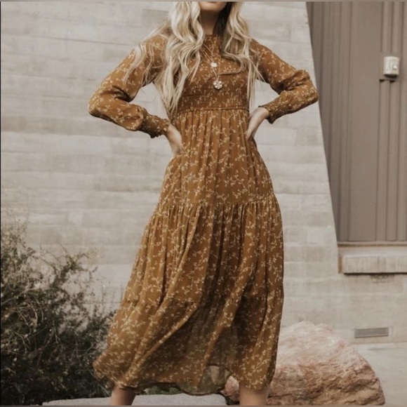 bohme Dresses & Skirts - Bohme Fall Maxi Dress